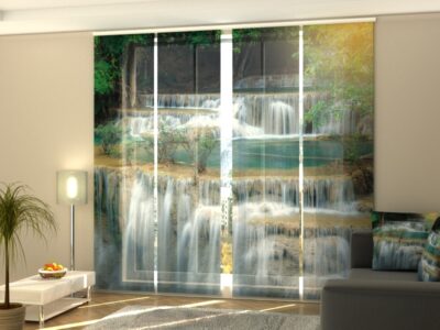 Schiebegardine 4 tlg. Waterfall in Kanchaburi 2