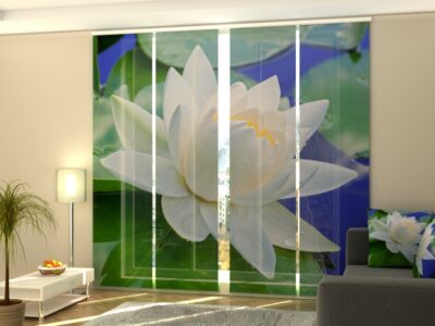 Schiebegardine 4 tlg. White Lotus