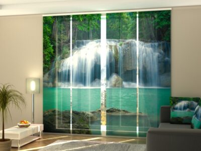 Schiebegardine 4 tlg. White Waterfall