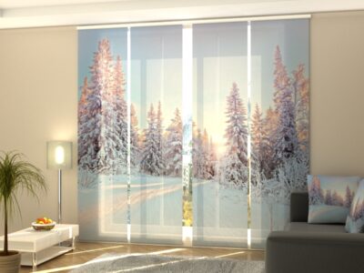 Schiebegardine 4 tlg. Winter Tale