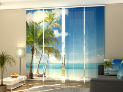 Schiebegardine 4 tlg. Wonderful Palms