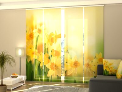 Schiebegardine 1-10 Tlg. Yellow Daffodils 2
