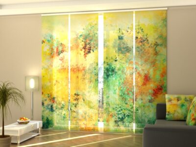 Schiebegardine 4 tlg. Abstraction of Colorful Shades