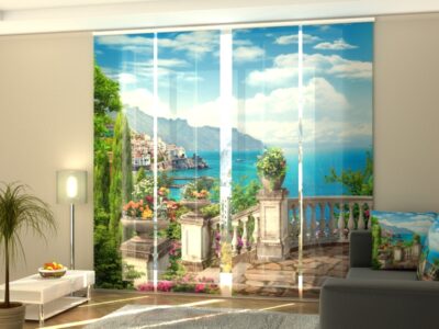 Schiebegardine 4 tlg. Delightful view