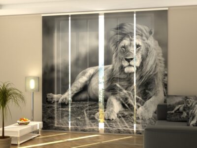 Schiebegardine 4 tlg. Mighty Lion