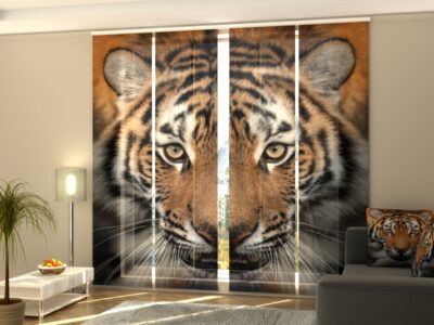 Schiebegardine 4 tlg. Siberian Tiger