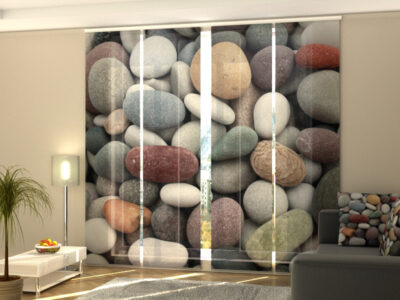 Schiebegardine 4 tlg. Stones