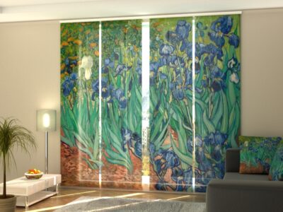 Schiebegardine 4 tlg. Vincent van Gogh Irises