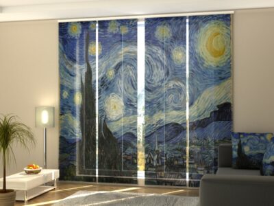 Schiebegardine 4 tlg. Vincent van Gogh Starry Night
