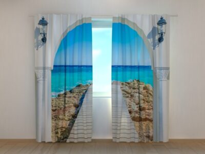 Fotovorhang Arch to the Sea