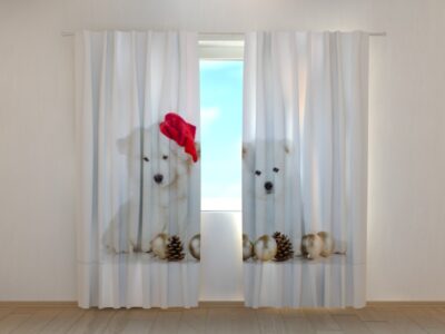 Fotovorhang Christmas Puppies