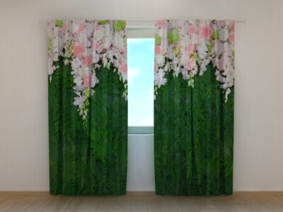 Fotovorhang Flower Lambrequins Pine Freshness