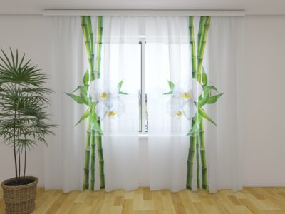 Fotogardine Bamboo and White Orchid