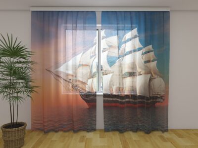 Fotogardine Big Sailing ship