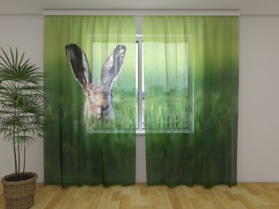 Fotogardine Easter Rabbit in Green Grass