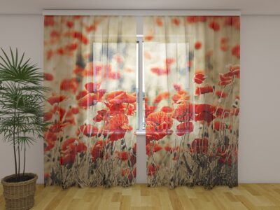 Fotogardine Retro Field Poppies