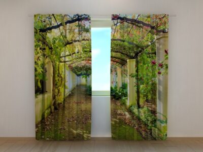 Fotovorhang Green Archway