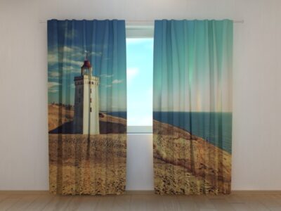 Fotovorhang Lighthouse on the coast of Denmark