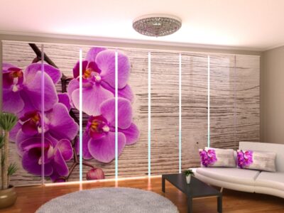 Flächenvorhang (Schiebegardine) 8 tlg. Orchid and Tree 2