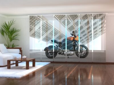 Schiebegardine (Flächenvorhang) 6 tlg. Superbike Harley Davidson