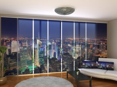 Flächenvorhang (Schiebegardine) 8 tlg. Times Square panorama