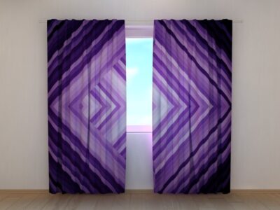 Fotovorhang Purple rhombs