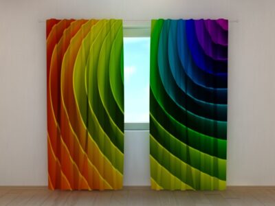 Fotovorhang Rainbow Abstraction